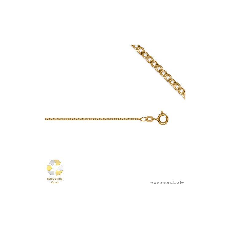 Kette Rundanker 1,5mm aus Gelbgold